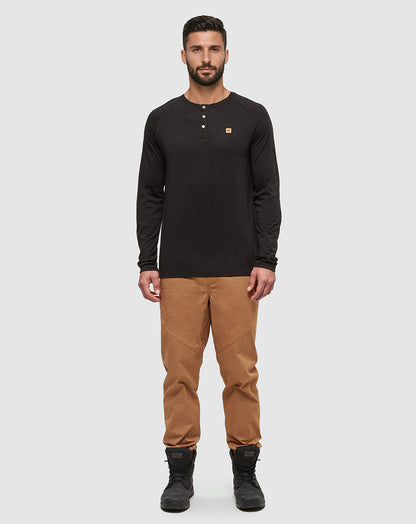 TreeBlend Baker Henley Langarm