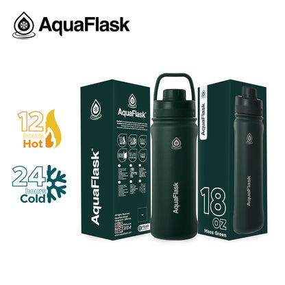 AquaFlask Original Vakuumisolierte Wasserflaschen 530ml (18oz)