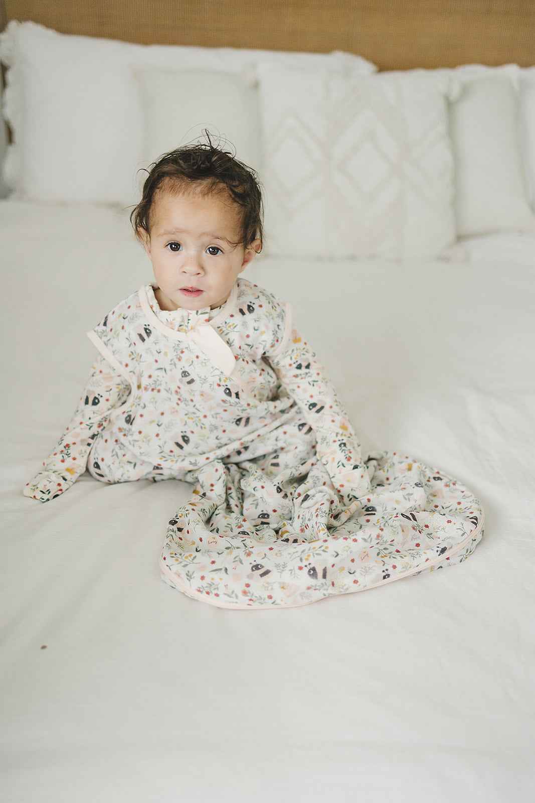 Baby Bamboo Muslin Sleep Sack 0.5 TOG - Bumble Bees