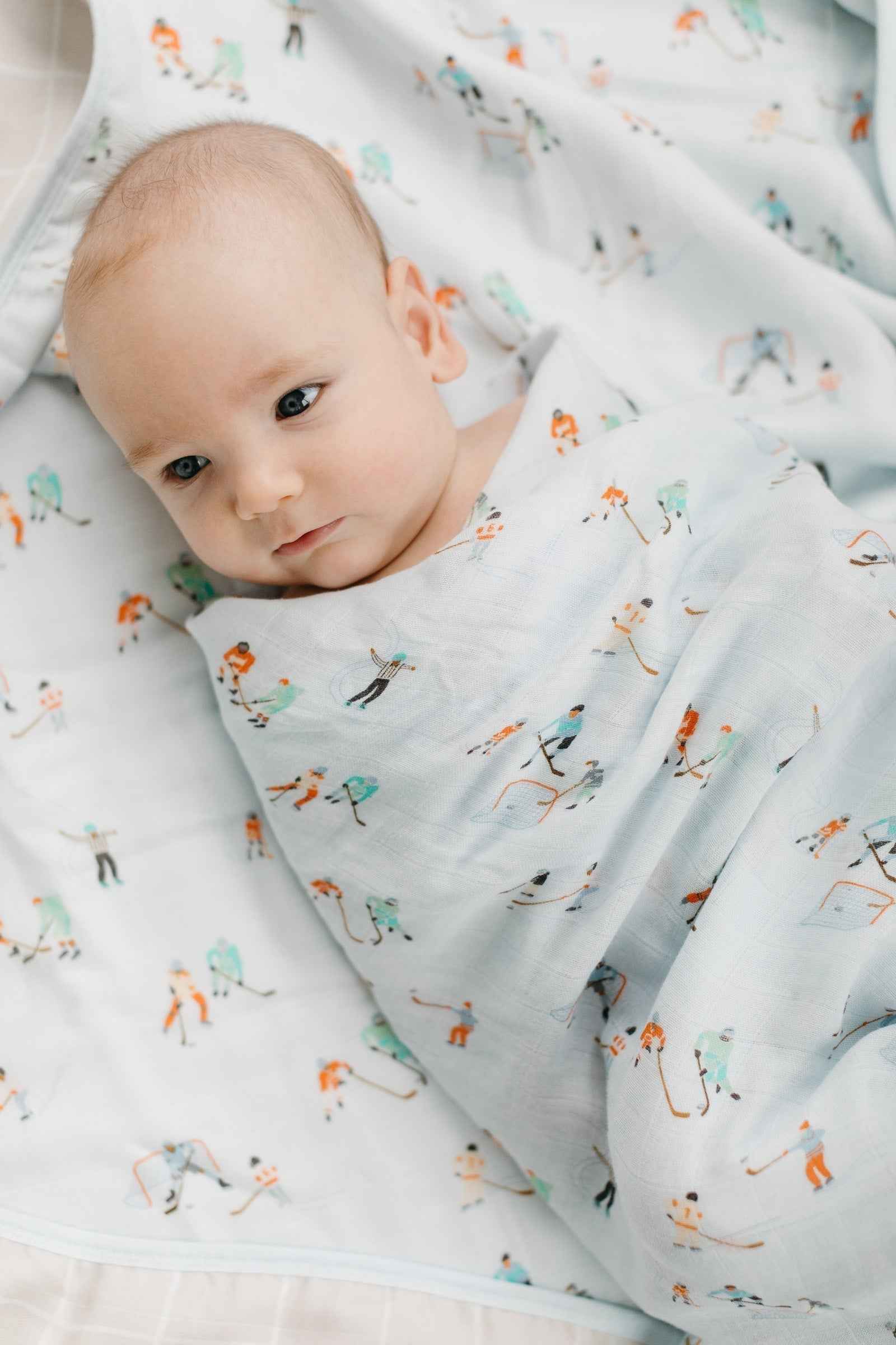 Muslin Swaddle - Ice Hockey