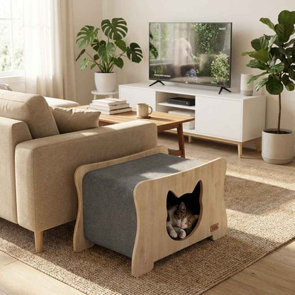The Hammock Scratchable Cat House
