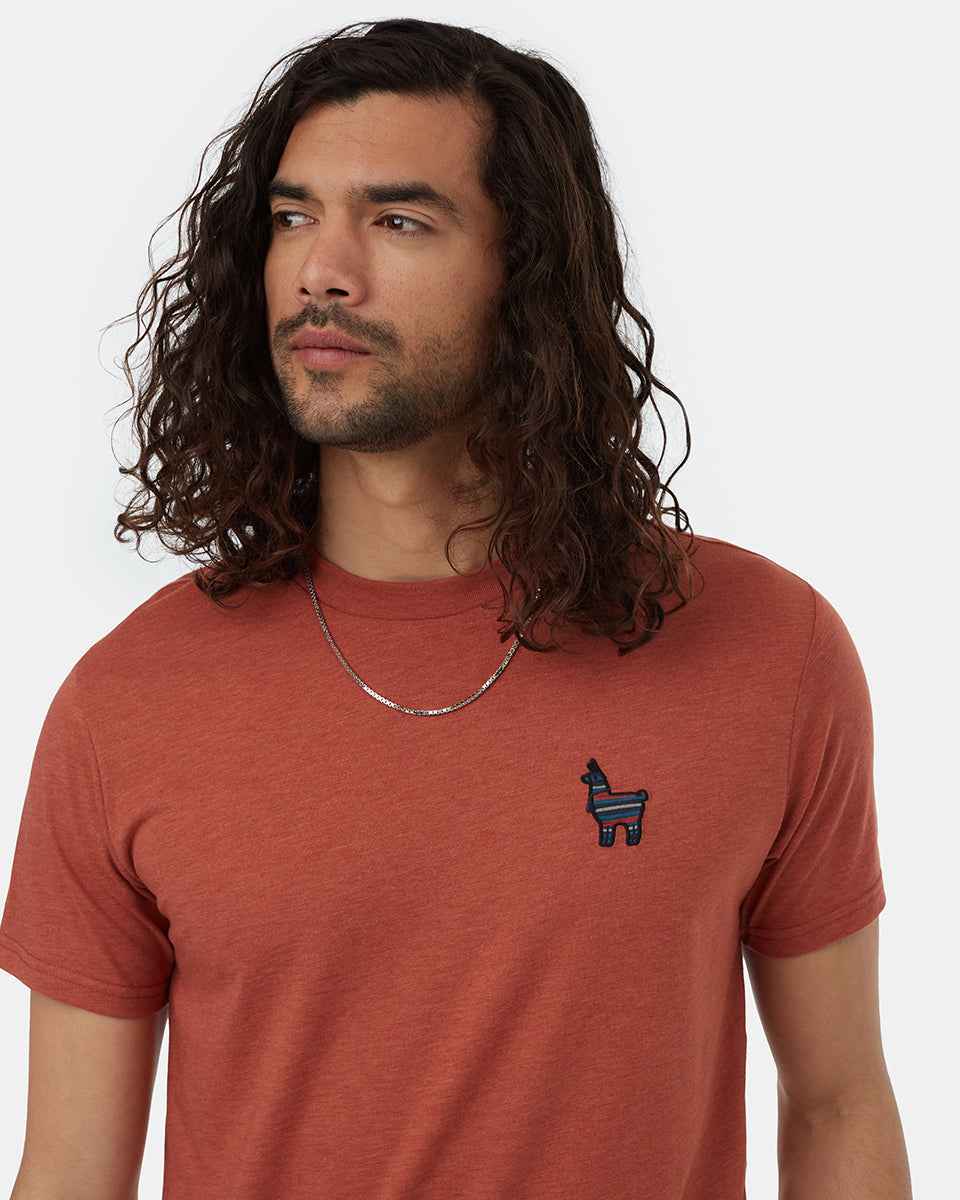 Peru Embroidered Llama T-Shirt