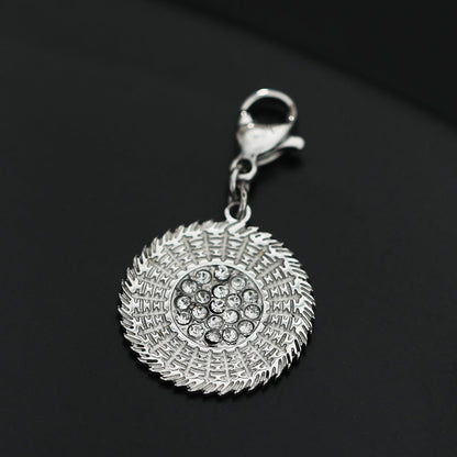 AVERY Charm Necklace Silver