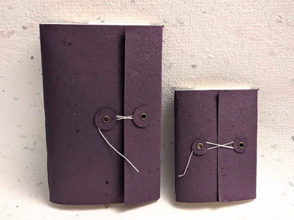 Large | Plantable Button and String Notebook