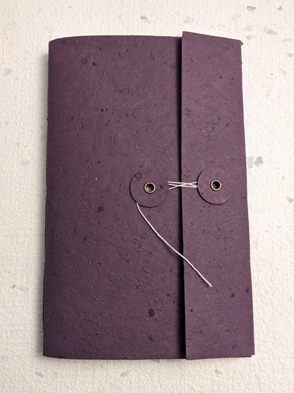 Large | Plantable Button and String Notebook