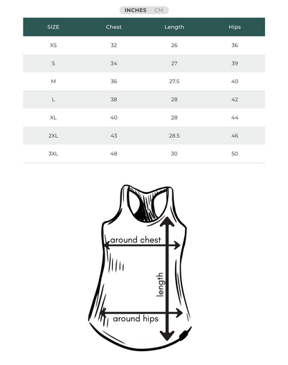 KELP FOREST - Women's Racerback Eco Tank Top - Teal