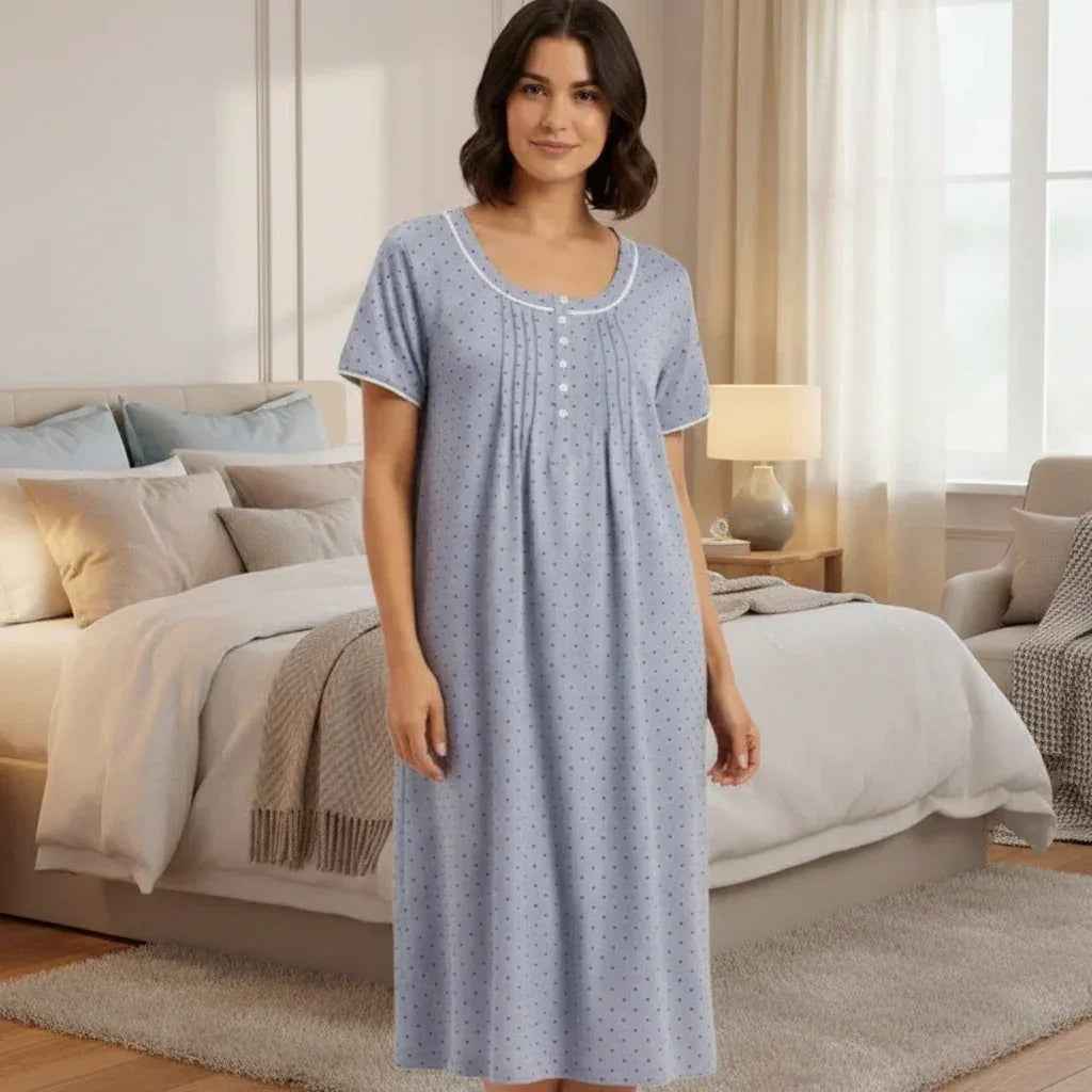Robe de nuit coton