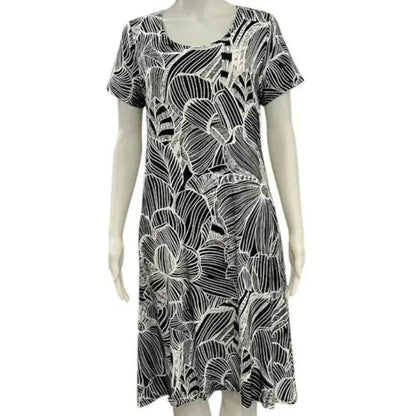 Robe noire et blanche Julia Divina