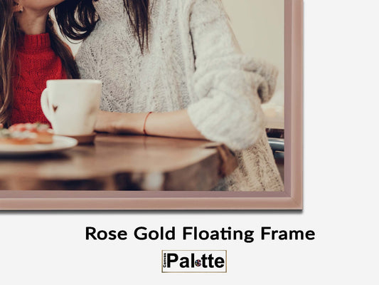 Schwebender Rahmen Roségold