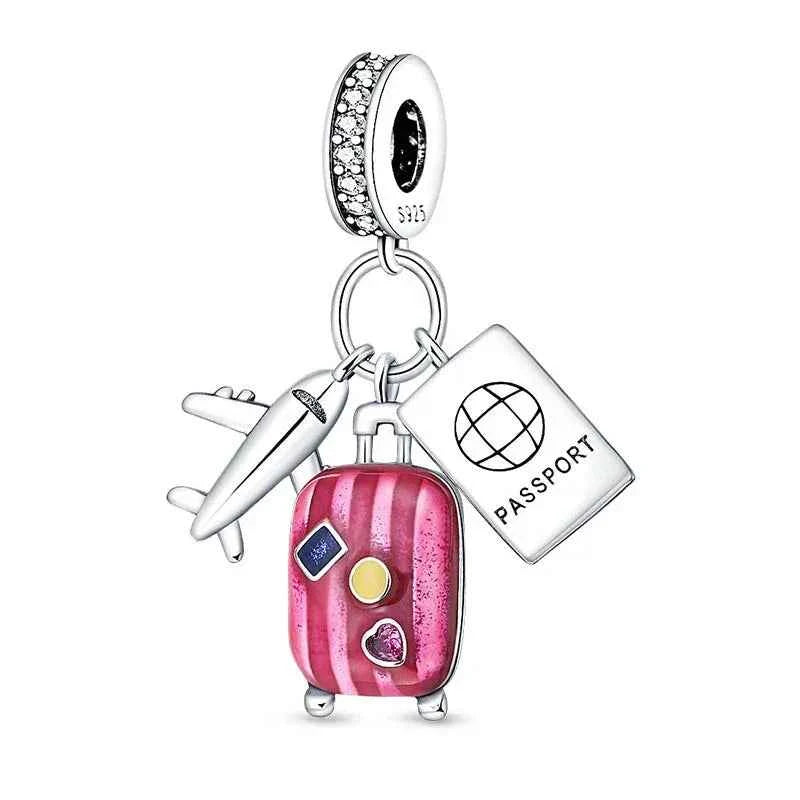 Lavender Dreams Sterling Silver Travel Charm