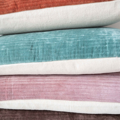 VELVET - RIBBED RUST