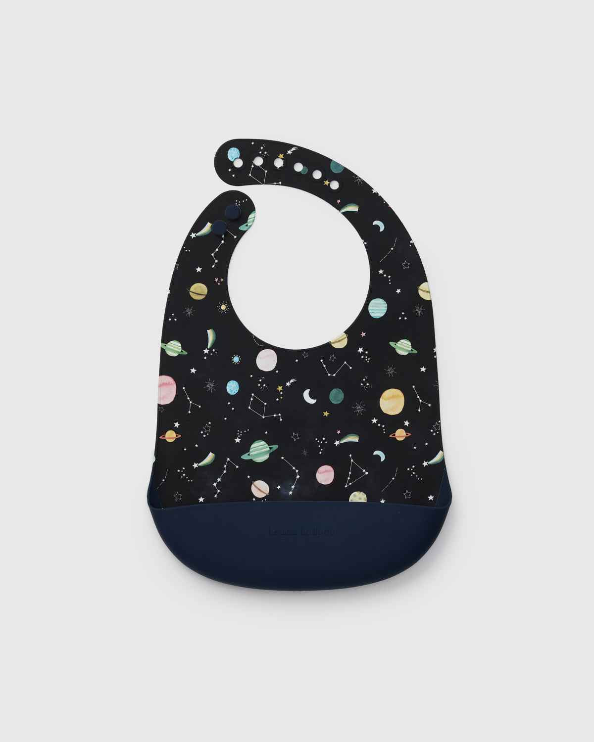 Silicone Bib Printed - Planets