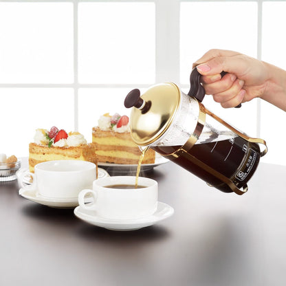 Yoshikawa Kaffeebereiter/Servierkanne Edelstahl 600ml – Hergestellt in Japan