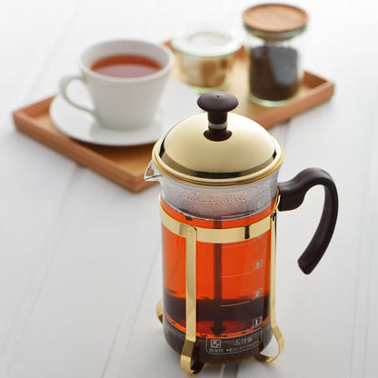 Yoshikawa Kaffeebereiter/Servierkanne Edelstahl 600ml – Hergestellt in Japan