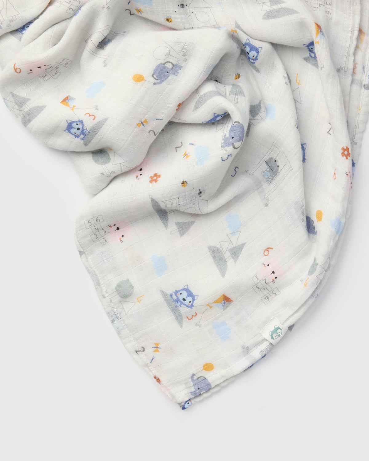 Muslin Swaddle - Mini Mathletes
