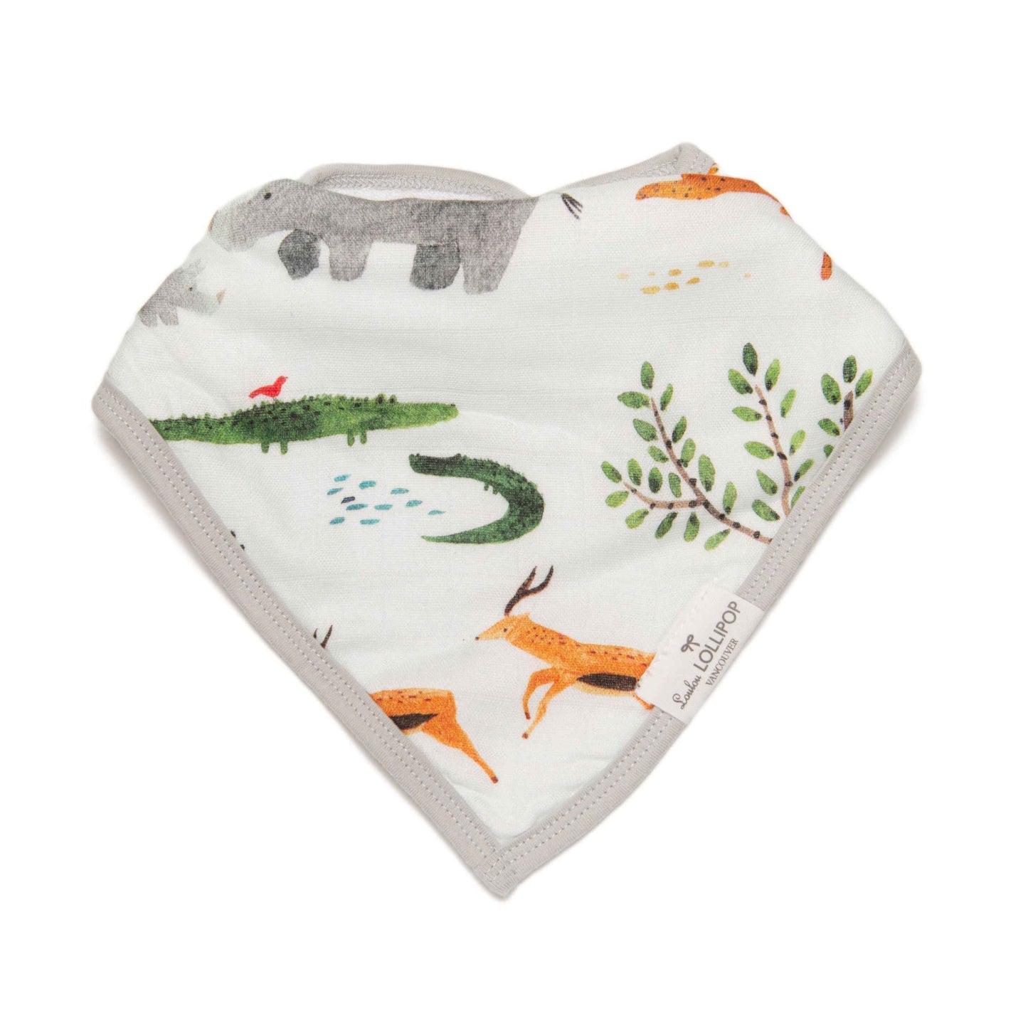 Bandana Bib Set - 2 Pack - Safari Jungle