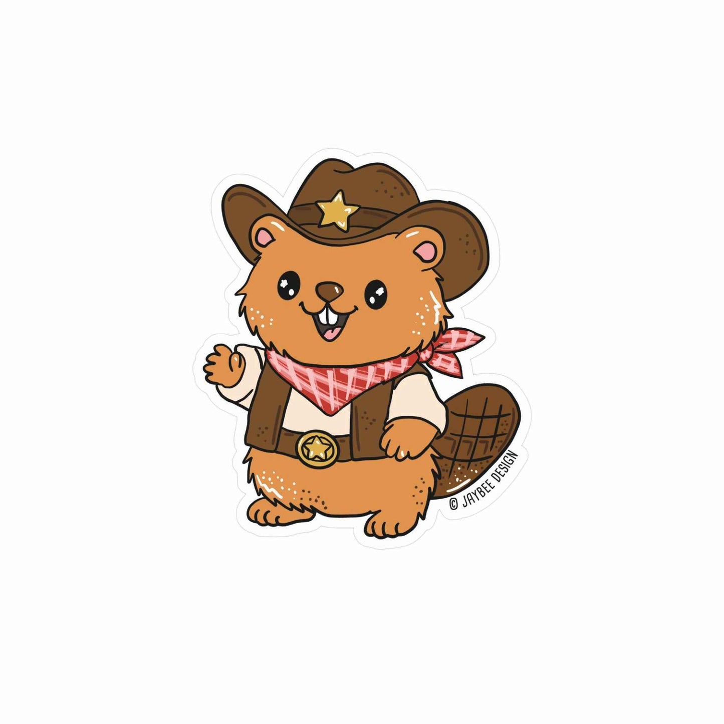 Sheriff Beaver Sticker
