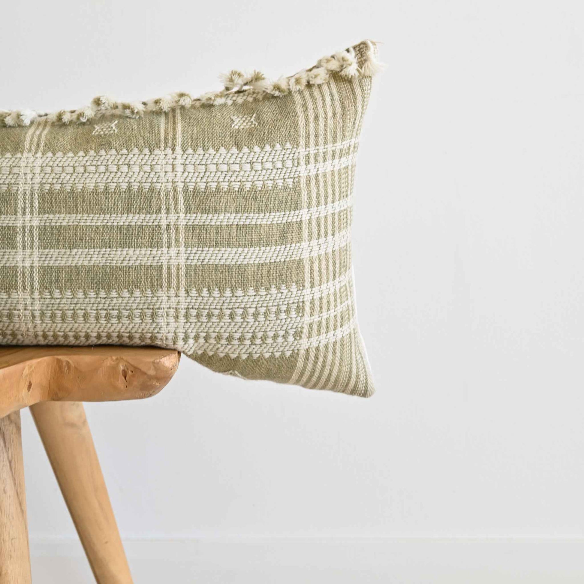 BHUJODI PILLOW COVER - NATURAL