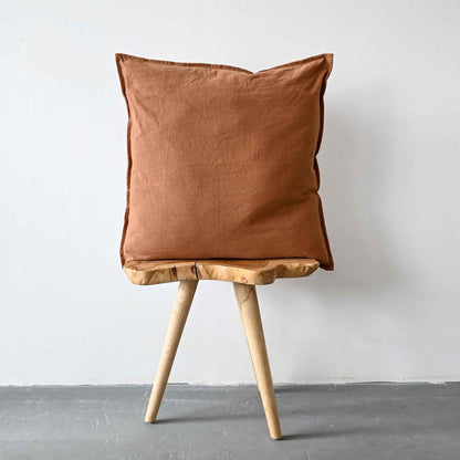 COTTON/ LINEN - RUST