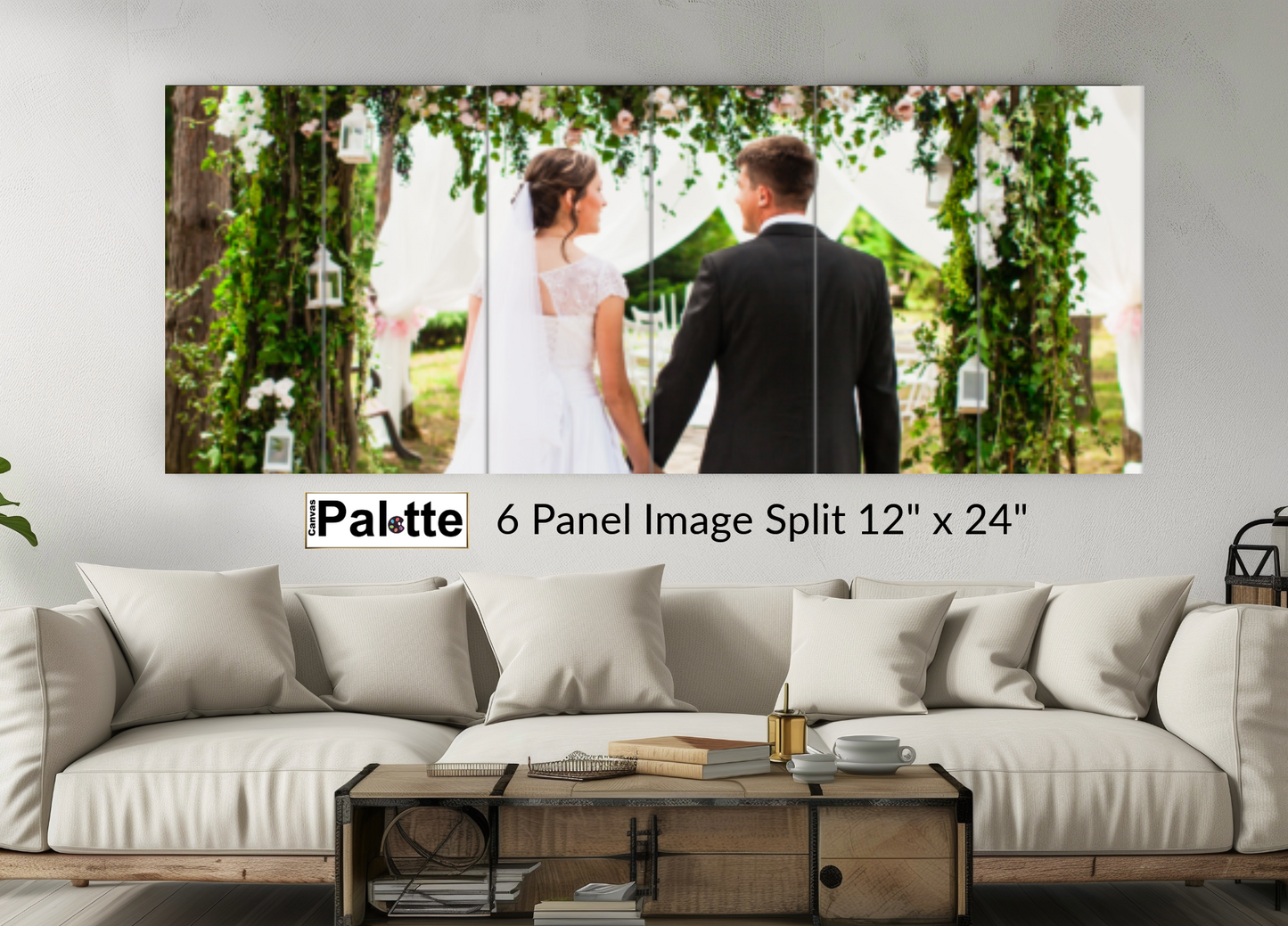 Split Canvas Prints 6 Panel 12" x 24"/panel