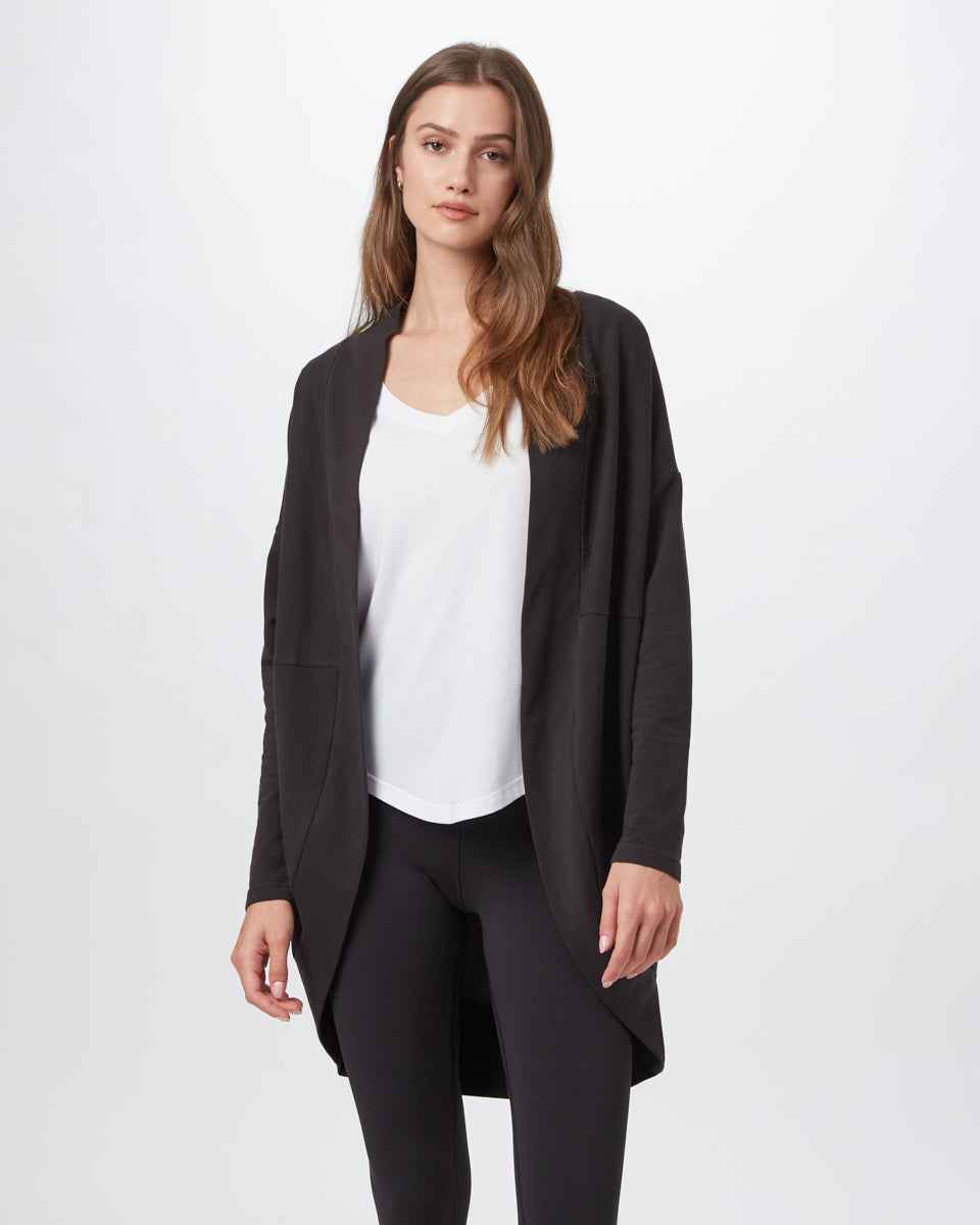 French Terry Cocoon Cardigan