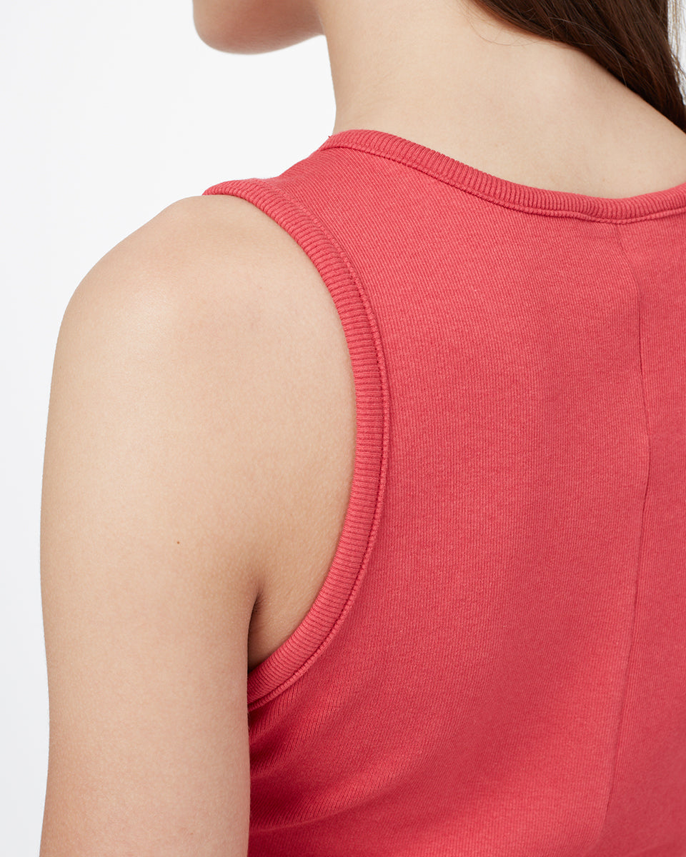 Geripptes Tanktop-Kleid