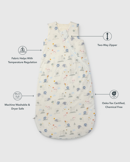 Baby Sleep Sack TENCEL™ 1.0 TOG - Mini Mathletes