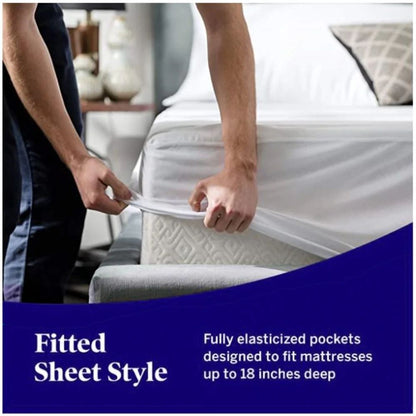 UltraFlex® ESSENCE PLUS Orthopedic Luxury Gel Memory Foam, Natural Comfort, Balanced Support, Eco-friendly Mattress with Waterproof Mattress Protector (Made in Canada)