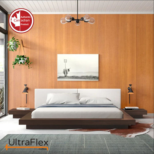 UltraFlex® ZENITH- High-Density Pressure Relief Soy Foam, Temperature Regulating Cooling Gel, Spinal Care, Orthopedic Mattress With Posture Support Zones, Eco-Friendly Mattress (Made in Canada)