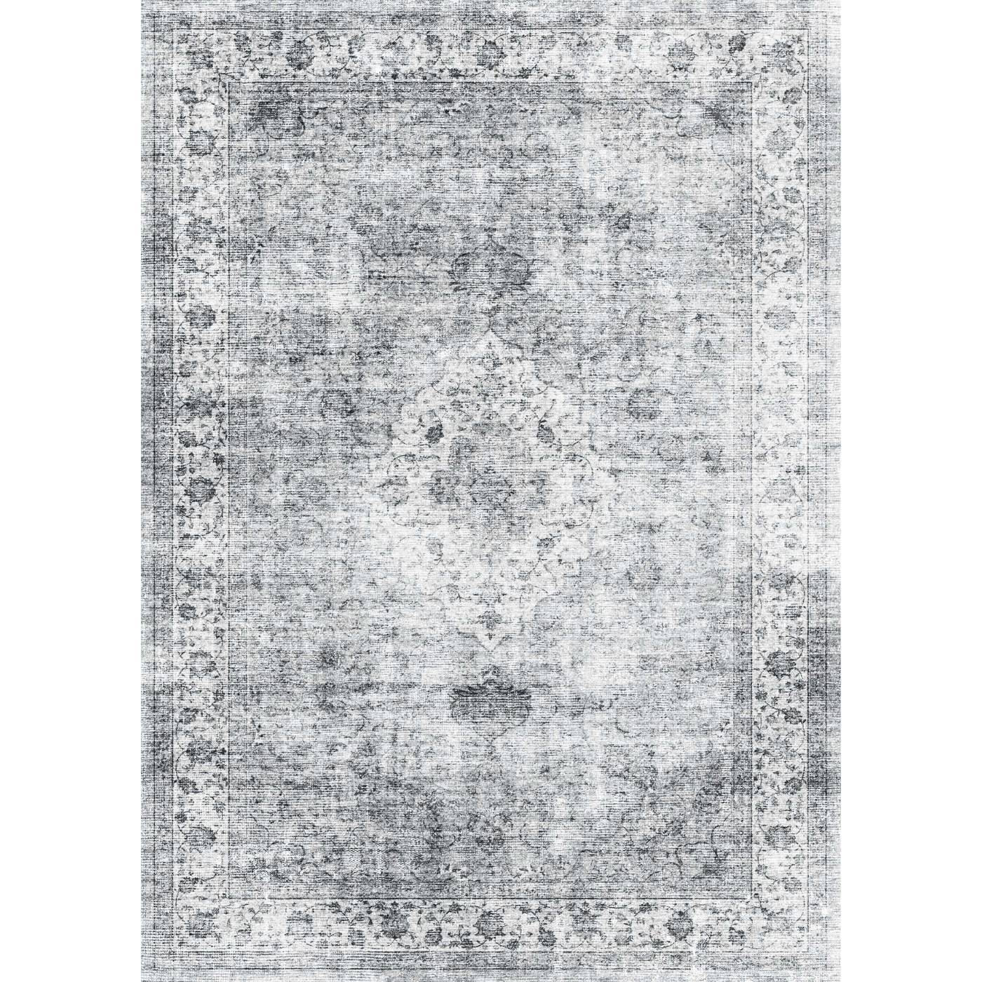 Teppich Kinsley Silbergrau