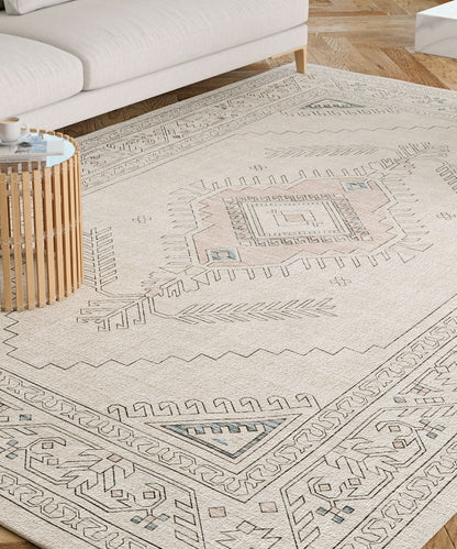 Teppich Charna Natur Beige