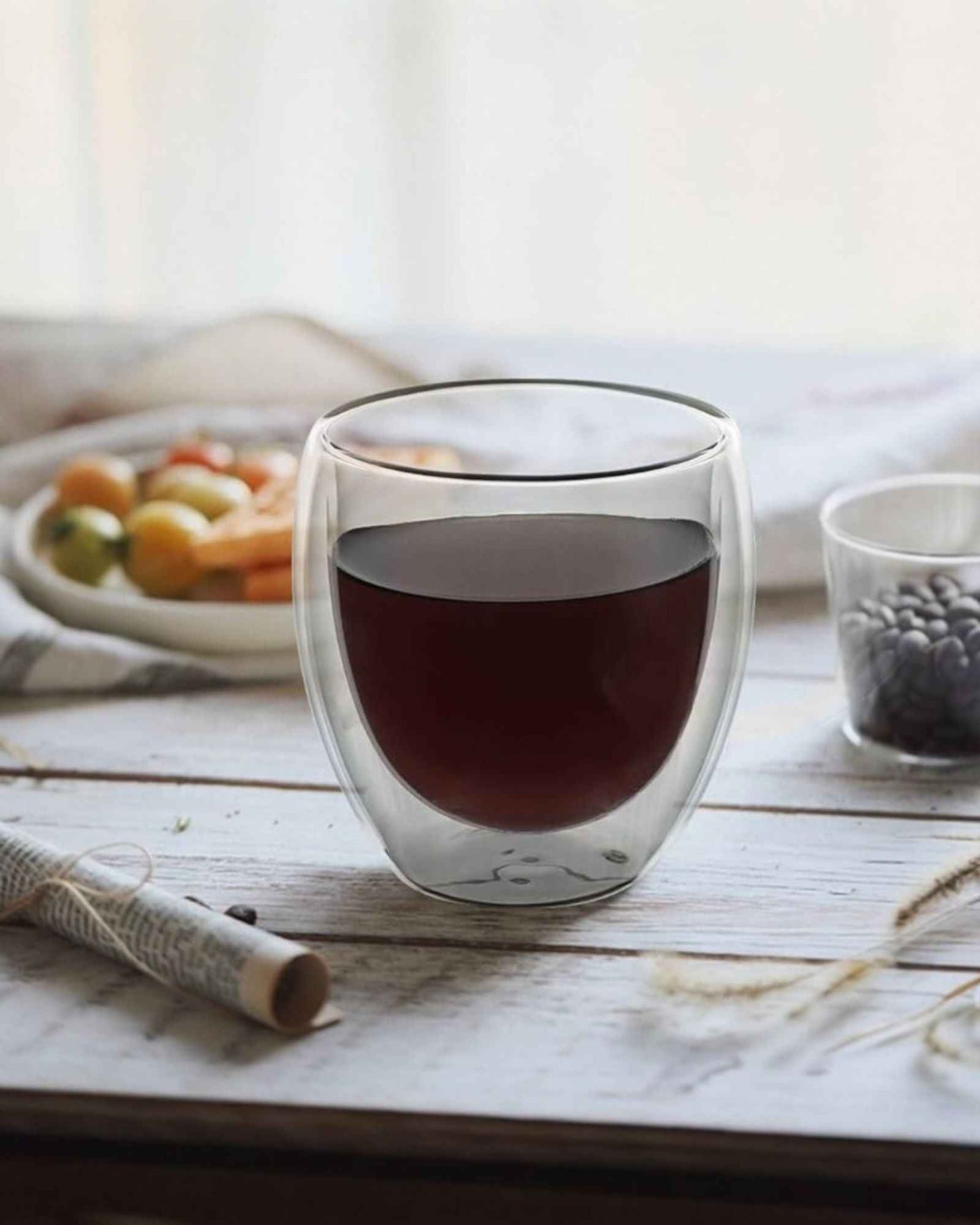 Double Walled Borosilicate Cup 8.35 oz - IKIDO - 1Piece