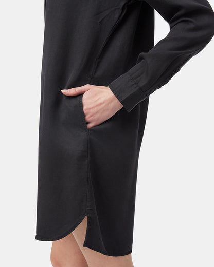 Oversized-Hemdblusenkleid
