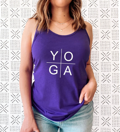 Abstract YOGA Tank Top
