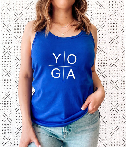 Abstract YOGA Tank Top