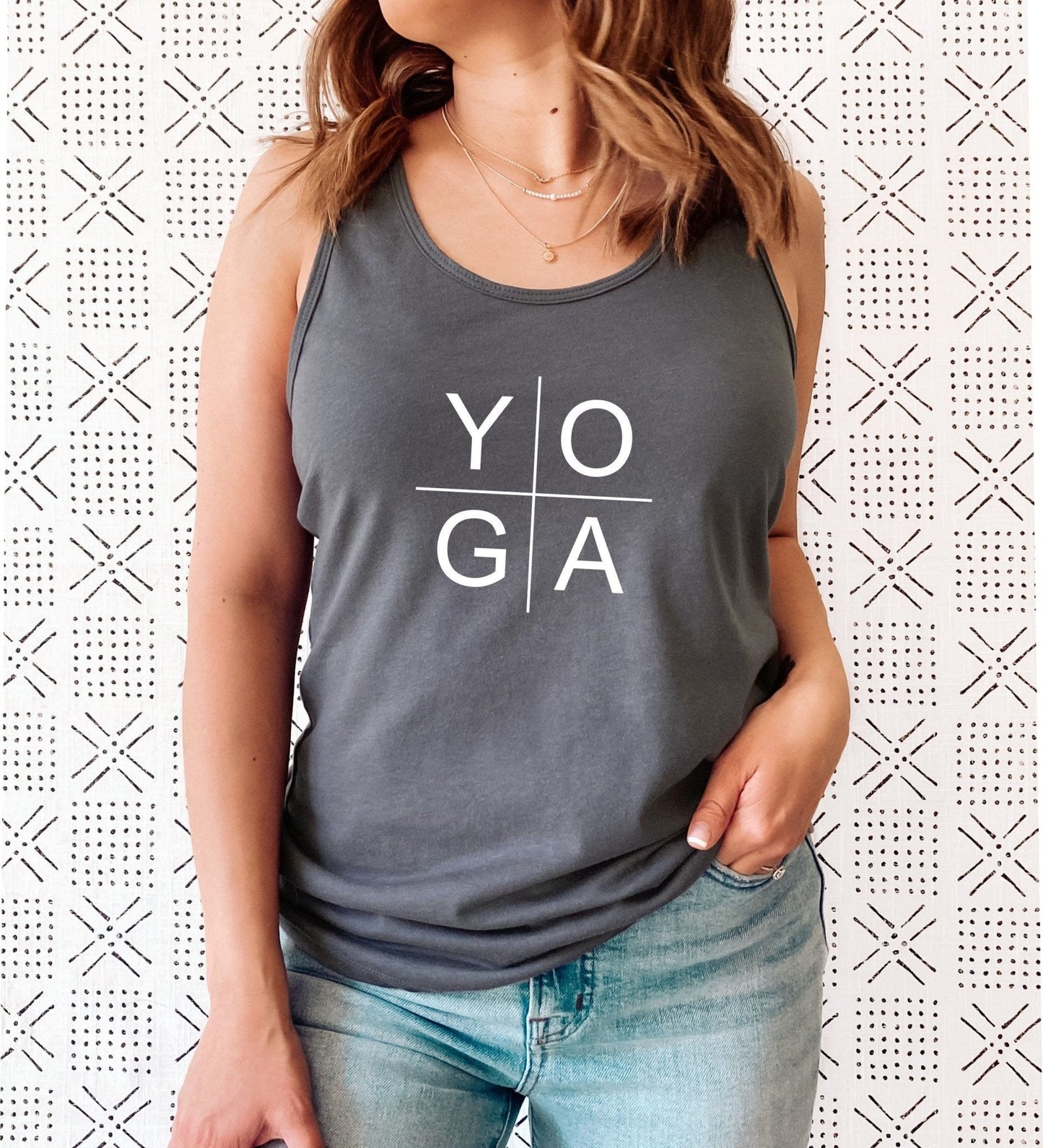 Abstract YOGA Tank Top