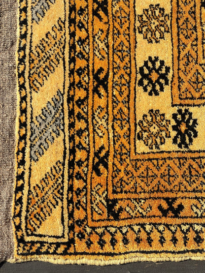Afghan Bokhara Runner Rug | 3' 5" x 9' 4"