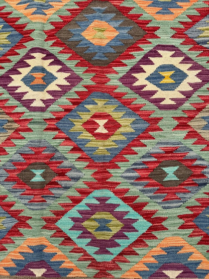 Afghan Maimana Kilim Rug | 5' 10" x 8' 5"