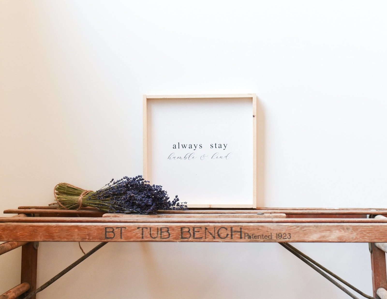 Always Stay Humble & Kind Wood Sign – Wall Art Quote - AURABAGS SHOP