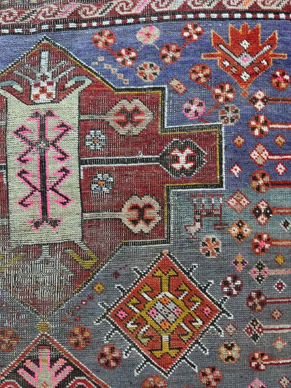 Antique Caucasian Kazak Rug | 5' 1" x 8' 10"