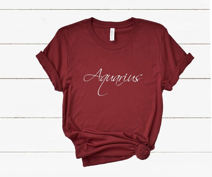 Aquarius Zodiac T-Shirt
