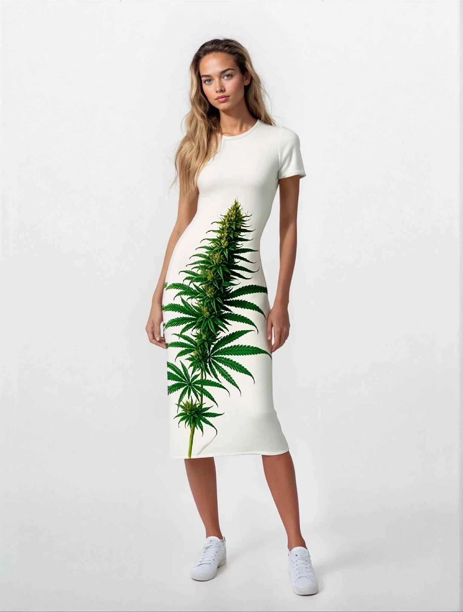 Flora Bodycon Maxi Dress 🌿