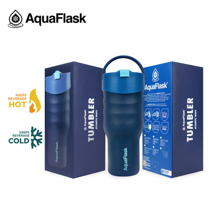 Aqua Flask Becher – Vakuumisolierter Reisebecher aus Edelstahl 887ml (30 oz)