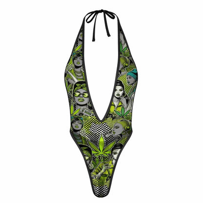 Bad B Sexy AF Deep-V Thong