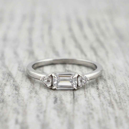 Bague Prisme en argent sterling