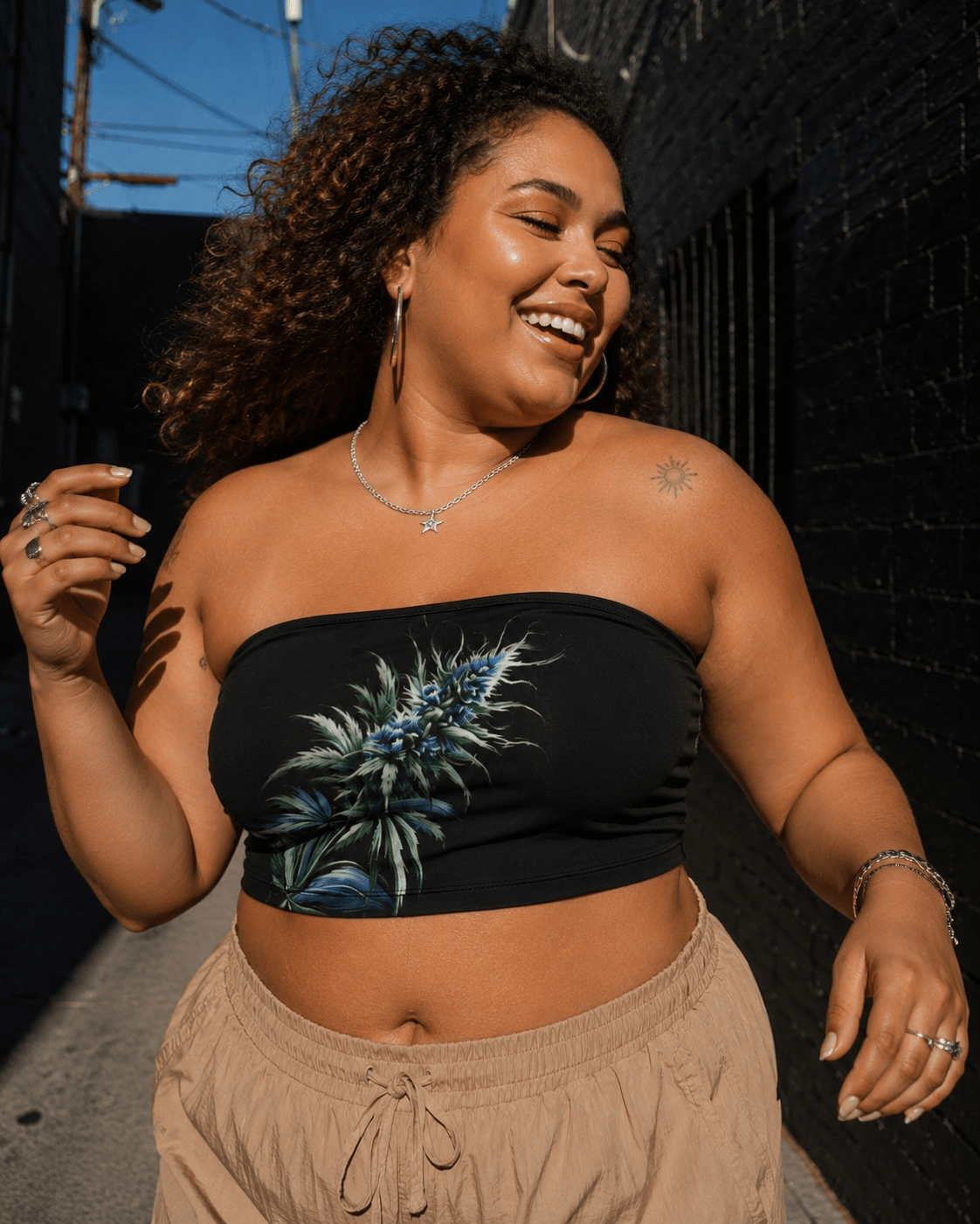 Blue Dream Bandeau Top