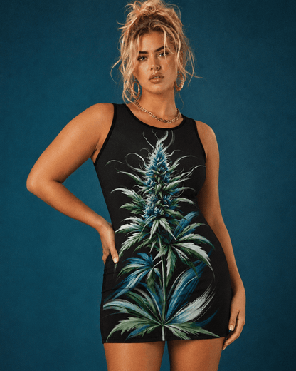 Blue Dream Sleeveless Tank Dress