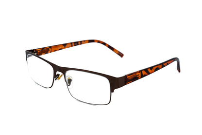Alaric – Half-Rim Rectangular Readers | Bolero Eyewear