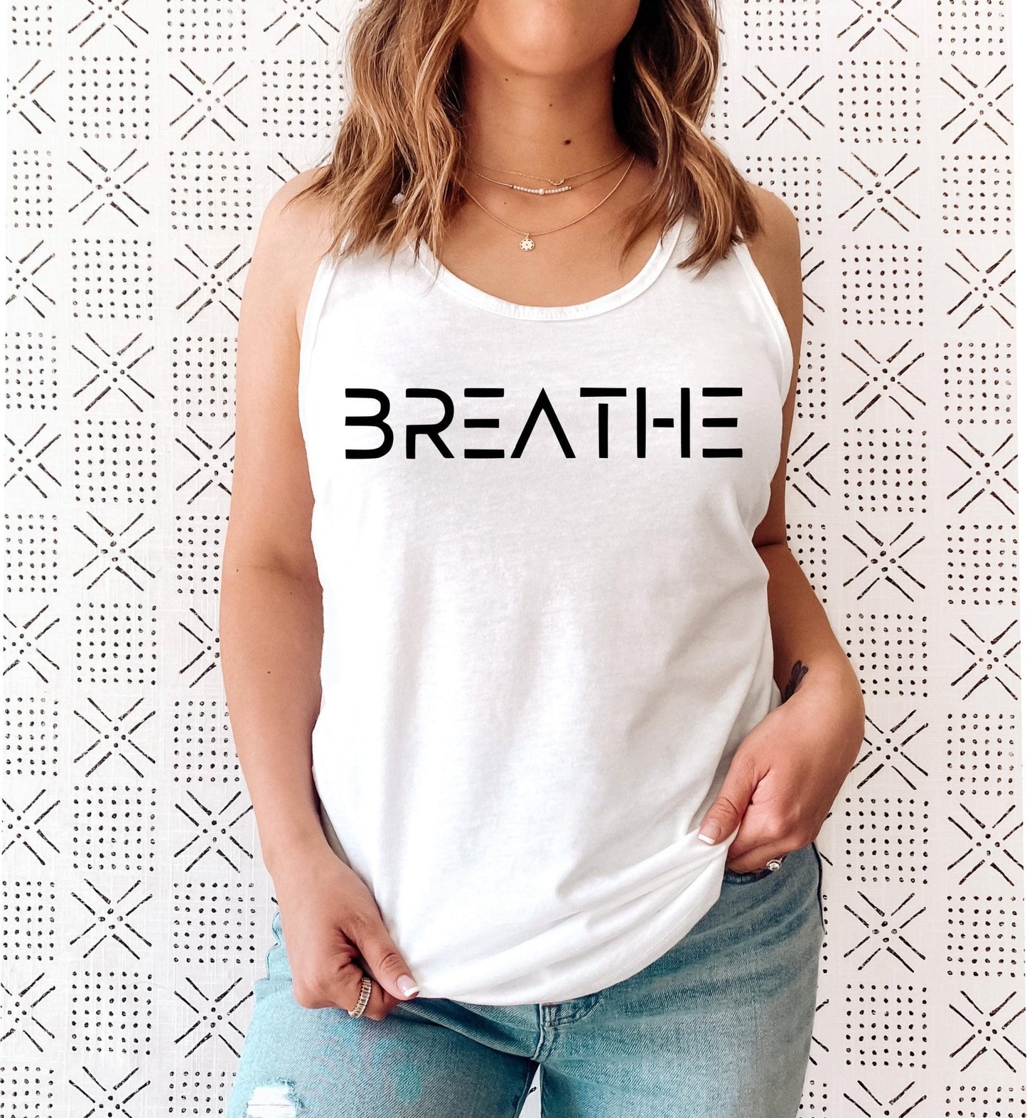 BREATHE Yoga Tank Top