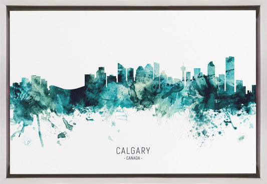 Wandkunst Calgary Kanada Skyline